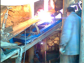 電子皮帶秤使用現場